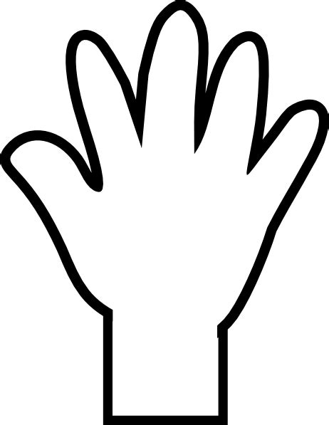 Printable Handprints - ClipArt Best