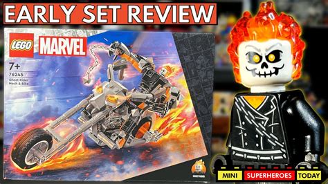 EARLY REVIEW: LEGO Ghost Rider Mech & Bike 2023 Set 76245 - YouTube