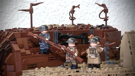 TIMELAPSE: LEGO WW1 Trench Warfare 1918 MOC Speed Build | Kaiserschlacht near St. Quentin - YouTube