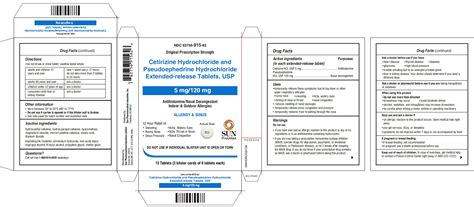 Cetirizine Hydrochloride and Pseudoephedrine Hydrochloride: Details from the...