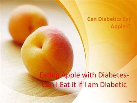 Can diabetics eat apples