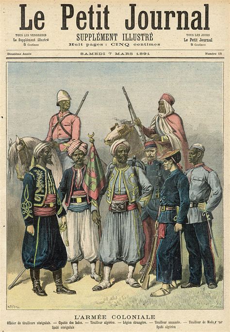 French Colonial Forces From Senegal Drawing by Mary Evans Picture ...