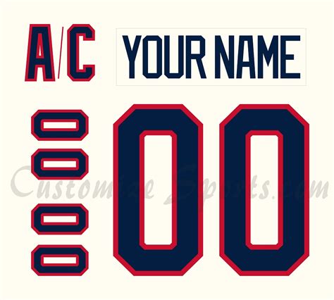 New York Rangers Customized Number Kit For 2012 Winter Classic Jersey ...