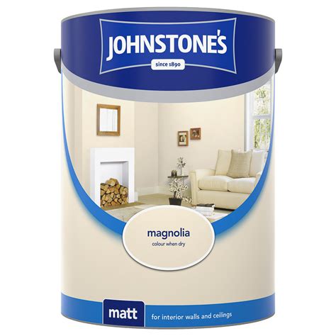 Johnstone's Matt Emulsion Magnolia 5L | Paint, DIY, Painting