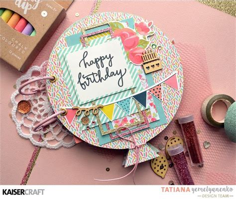 Mini album 'Happy birthday' - Scrapbook.com | Mini scrapbook albums, Birthday scrapbook, Mini ...