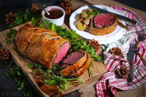 Beef Wellington with Red Wine Sauce - What Should I Make For...