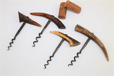 Antique Corkscrew Collection / Stag Horn Handle Corkscrews / Wine ...