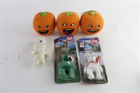 Nanco Annoying Orange Sound Plush, TY Beanie Babies And More, 6 Pieces | Property Room