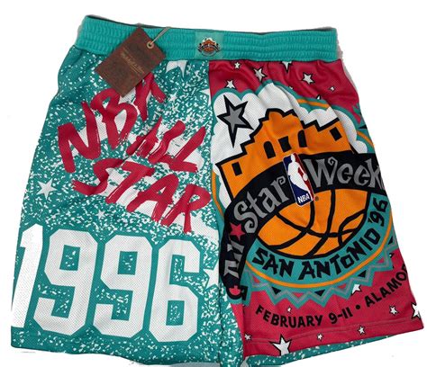 MITCHELL AND NESS 1996 NBA ALL STAR WEEKEND NBA THROWBACK SHORTS – Sports World 165