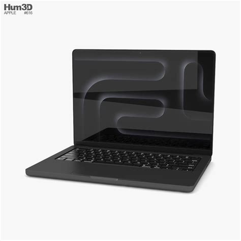 Apple MacBook Pro 2024 14 inch Space Black 3D model - Download Laptop on 3DModels.org