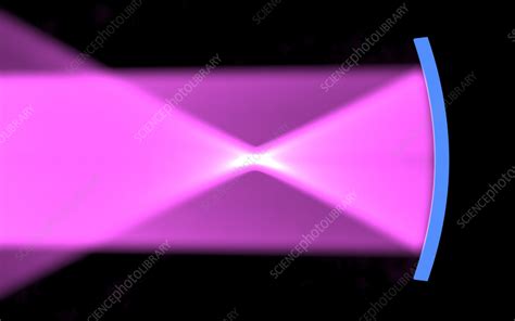 Parabolic reflector, illustration - Stock Image - C056/6712 - Science Photo Library