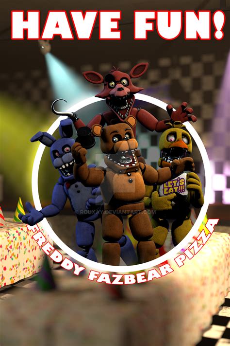 Freddy Fazbear Pizza Poster by RouXay on DeviantArt