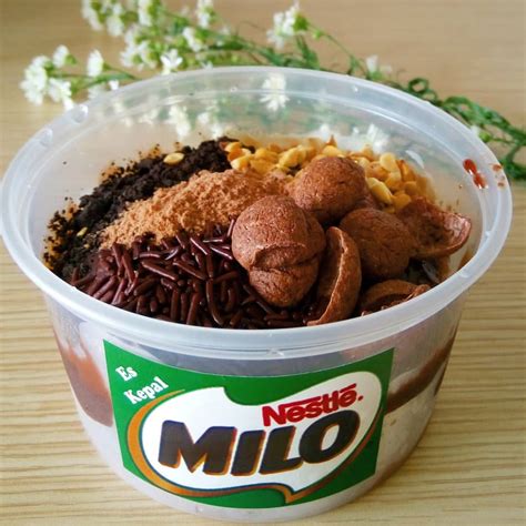 Resep Dan Cara Membuat Es Kepal Milo - Suspatri