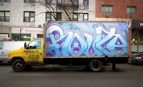 NYC Corners: Graffiti Truck (Kips Bay) (January 30, 2013)