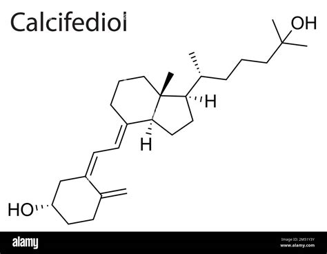 A vector of molecular structure of Calcifediol human steroid Stock Vector Image & Art - Alamy