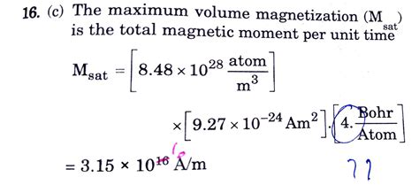 Hi everyone, I calculated saturation magnetization of BCC iron, lattice parameter is given, my ...