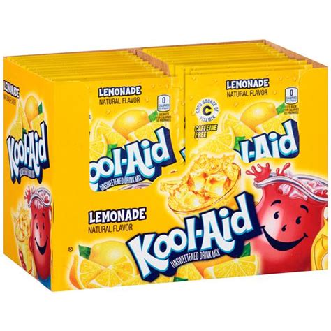 Kool-Aid Lemonade Unsweetened Drink Mix | Hy-Vee Aisles Online Grocery ...