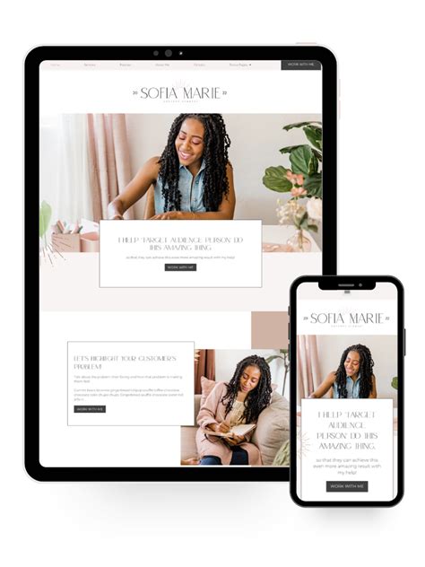 Sofia Marie Elementor Website Templates - Lady Boss Studio Inc.