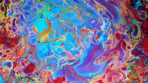 Fluid Painting - LA SIRENA - Colorful & Vibrant Acrylic Pour - Peace House Art - YouTube