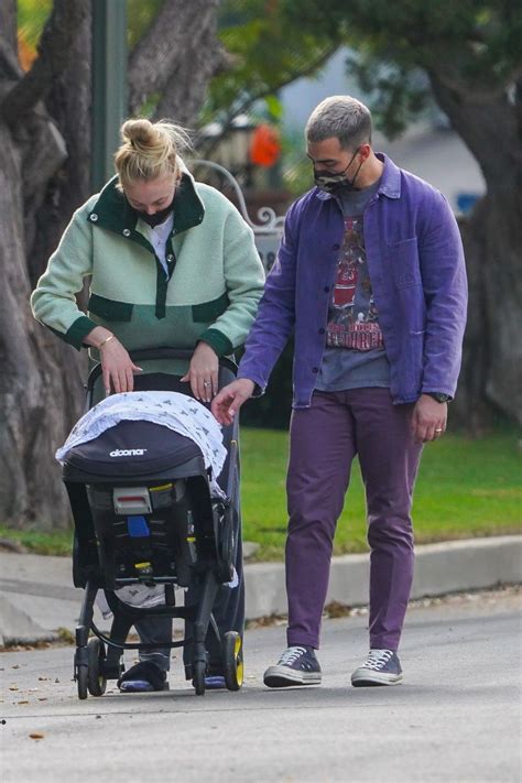 JOE JONAS and Sophie Turner Out with Her Baby in Los Angeles 10/27/2020 ...