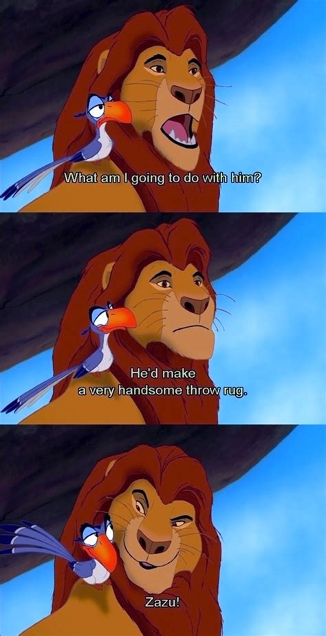 Zazu! :) | Lion king funny, Lion king quotes, Lion king pictures