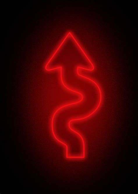 Arrow neon sign - rolffimages | Red and black wallpaper, Neon signs, Wallpaper iphone neon