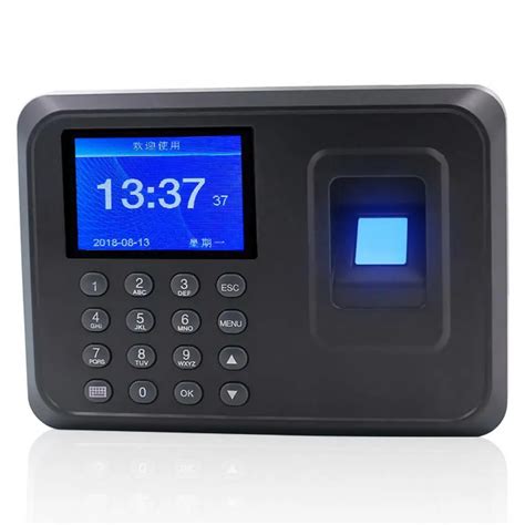 Biometric Fingerprint Time Clock Recorder Fingerprint Attendance ...