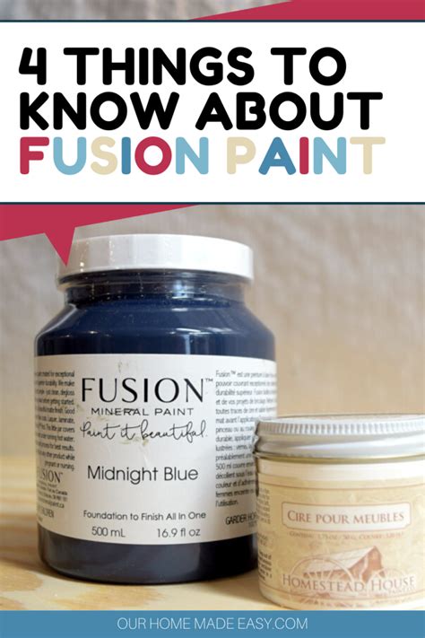 Fusion Mineral Paint: Is it Worth Your Money and Time? – Our Home Made Easy