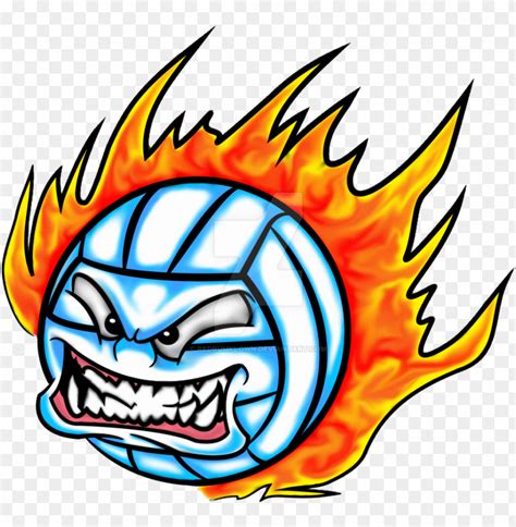 volleyball flames with teeth clipart 10 free Cliparts | Download images ...