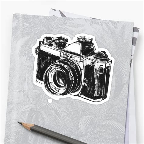 "Camera" Stickers by cursis | Redbubble