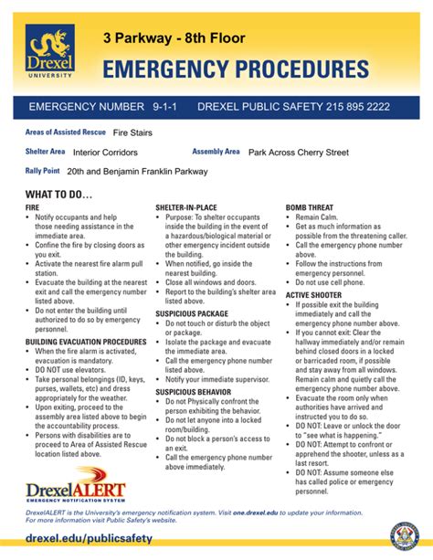 Safety Procedure Template