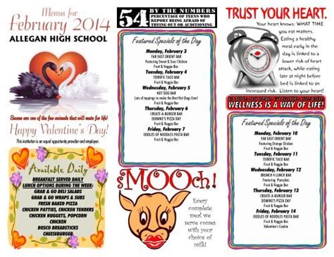 Lunch Menu - Allegan Public Schools