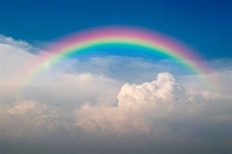 Regenbogen-wolke-scape-poster - TenStickers