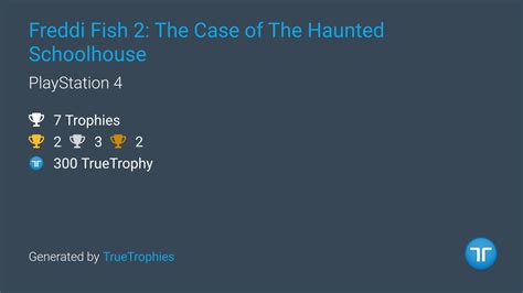 Freddi Fish 2: The Case of The Haunted Schoolhouse Trophies