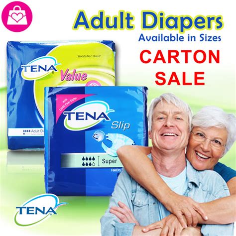 Buy [Qoo10 Day Cart Coupons!]?Carton Sale?Tena SLIP SUPER and VALUE Adult Diapers Deals for only ...