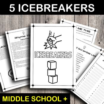 Middle School Icebreakers | Back to School Game | First Day of School Activities