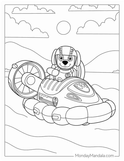 Paw Patrol Zuma Coloring Page