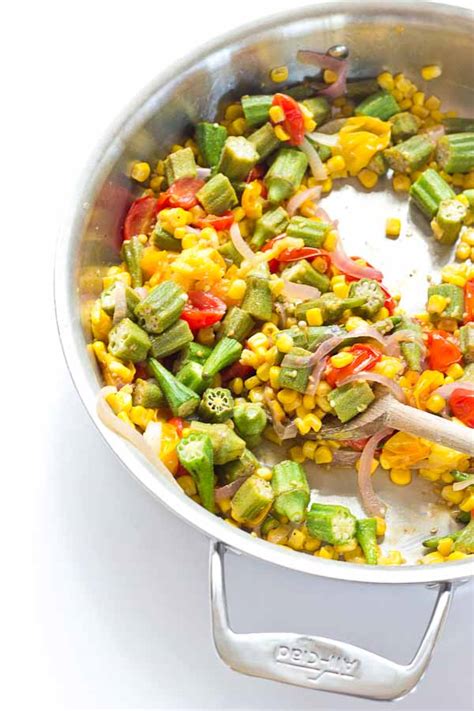 Okra Succotash | Love & Zest