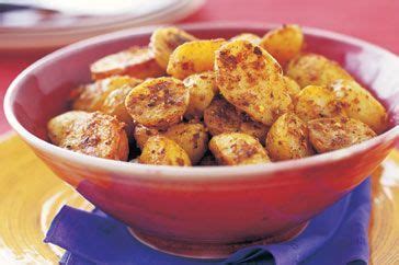 Roasted chat potatoes with spiced salt