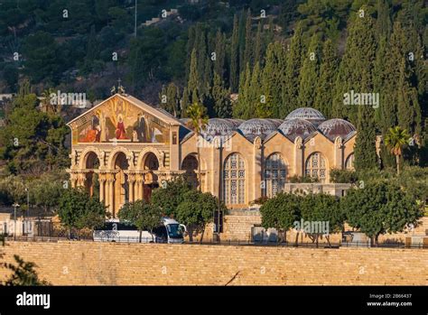 The church of all nations in Jerusalem , Israel Stock Photo - Alamy