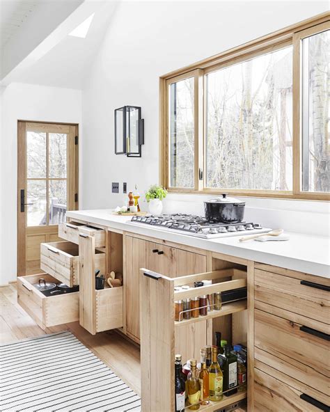 How We Organized All Our Drawers & Cabinets in the Mountain House Kitchen