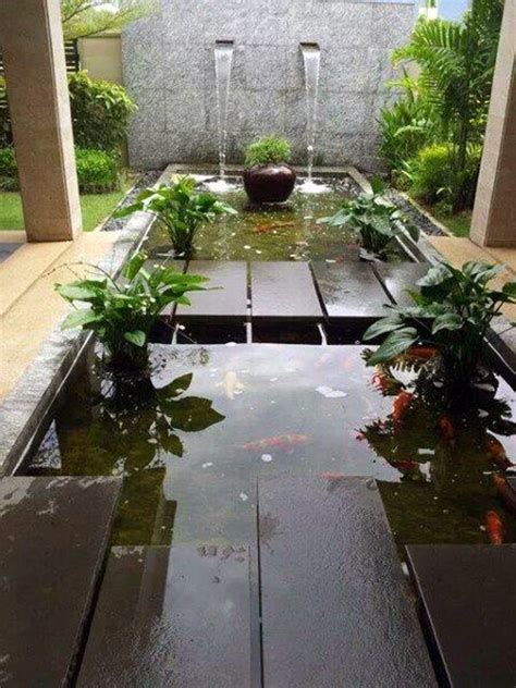 25 Minimalist Fish Pond Design To Bring Natural Fells | Housetodecor.com