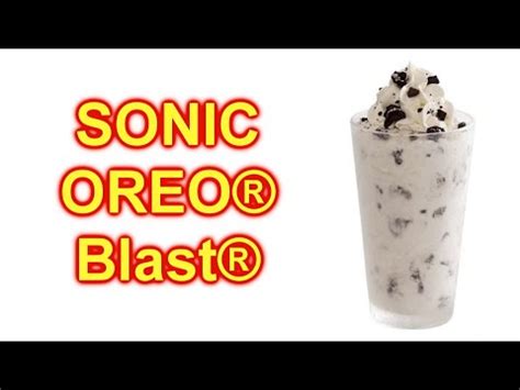 Sonic Oreo Cookie Dough Blast : Top Picked from our Experts