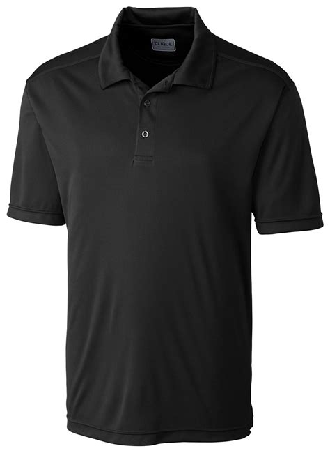 Clique Men's New Polyester Short Sleeve Moisture Wicking Polo Shirt ...