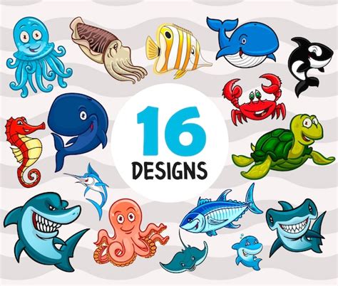 Marinelife svg sea life svg sea creacture svgseal svg | Etsy