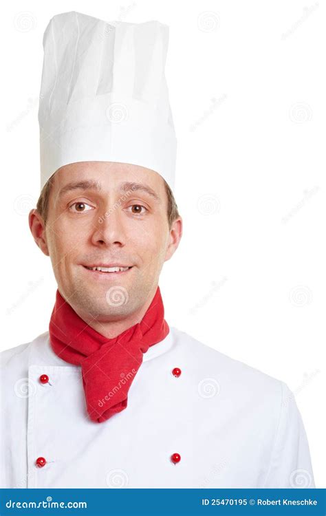 Chef cook in his uniform stock image. Image of caucasian - 25470195