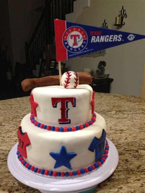 Texas Ranger cake for Grandaddy!!! Happy Birthday!