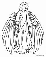Angel Printable Coloring Pages sketch template