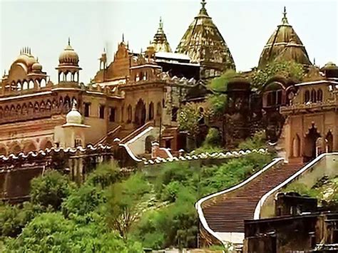 Radha Rani Palace is Situated on the Mountain in Barsana, The Temple is About 343 years old ...