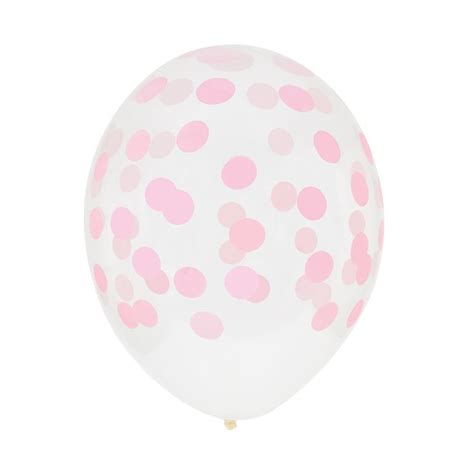 Confetti Balloons (Pink Printed) | Konfetti ballons, Durchsichtige ...